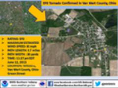 Weather service confirms 5 tornadoes in northwest Ohio
