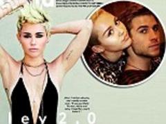 Miley Cyrus adds fuel to split rumours as she strips to plunging swimsuit