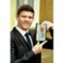 'the queen told me it would have to be silver this time!'
